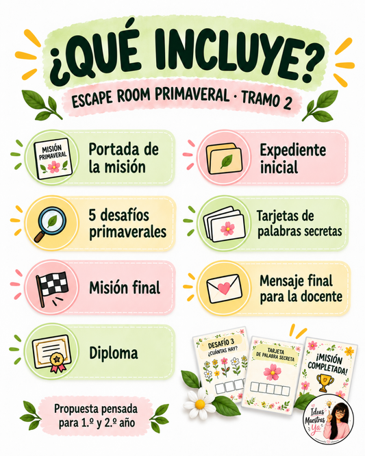 Escape Room Primaveral. Tramo 2