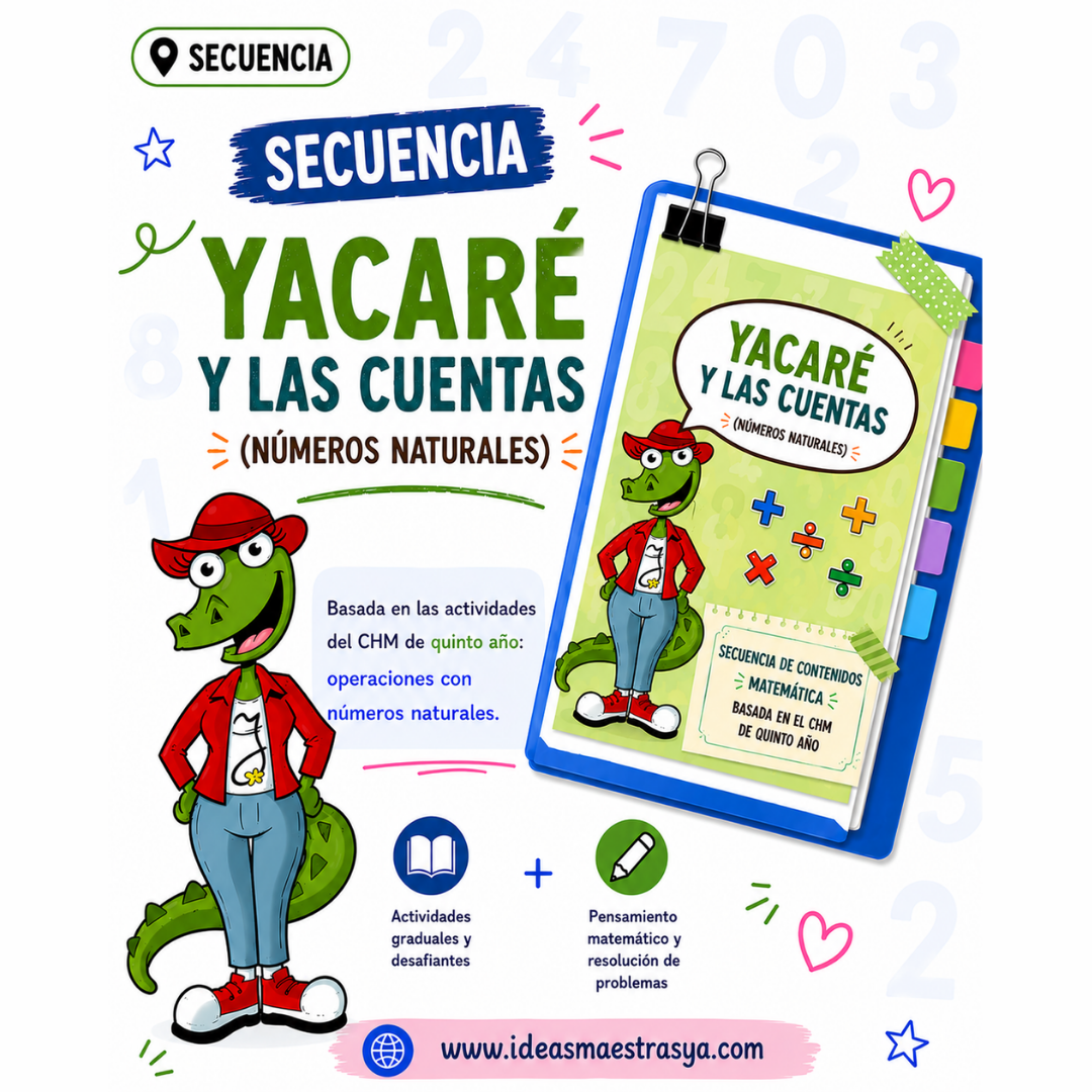 Secuencia Didáctica: Yacaré y las cuentas (CHM). Quinto año