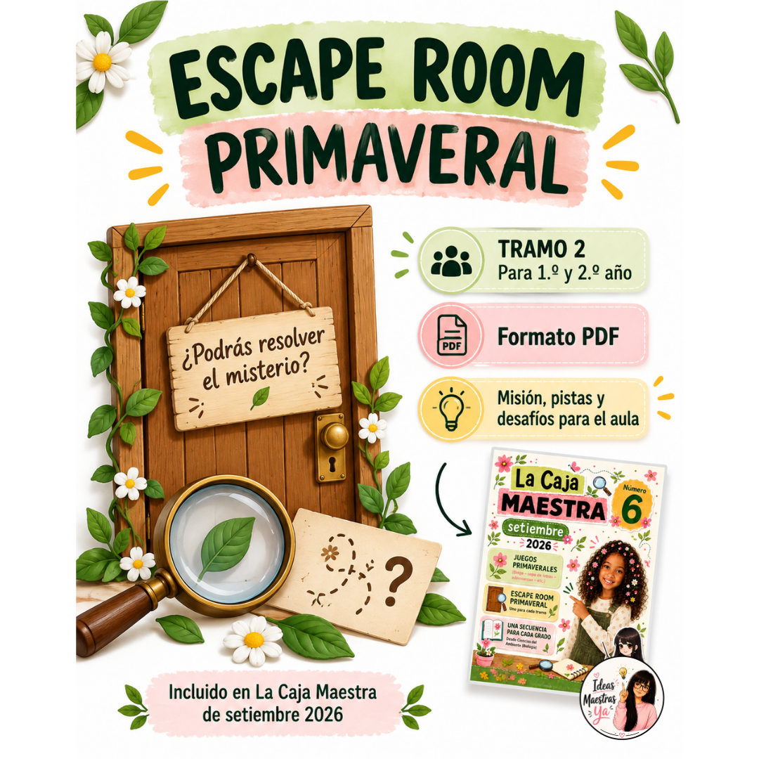 Escape Room Primaveral. Tramo 2