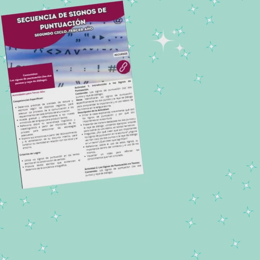 Secuencia Didáctica: Dos puntos y rayas de diálogo. Tercer grado