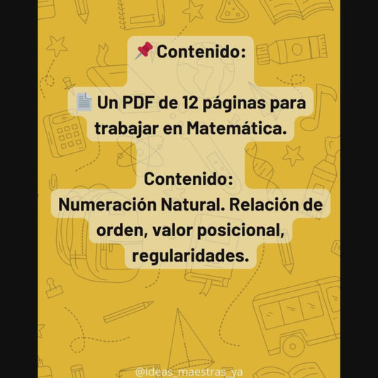 Secuencia Didáctica: Numeración Natural. Tercer grado