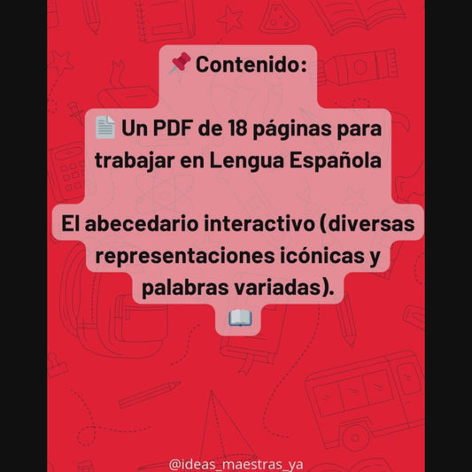Secuencia didáctica Abecedario interactivo. Primer grado.