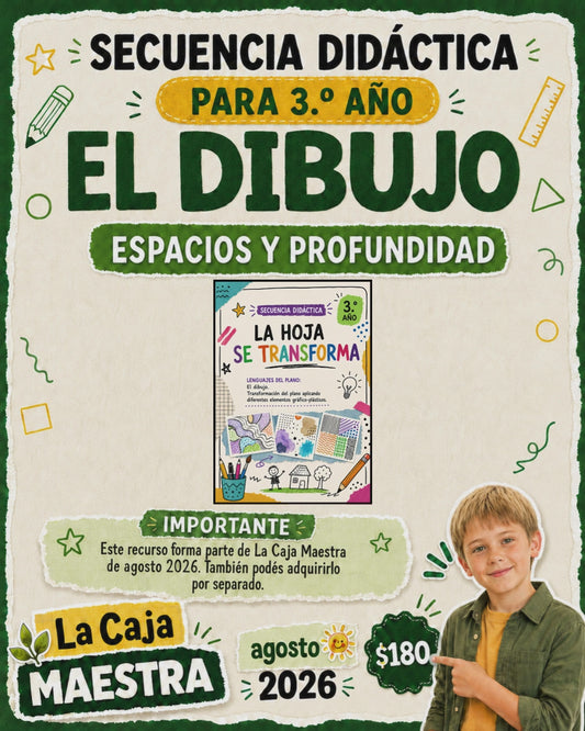 Secuencia Didáctica: Espacios y profundidad. Tercer grado. (Recurso que pertenece a Caja Maestra de Agosto 2026)