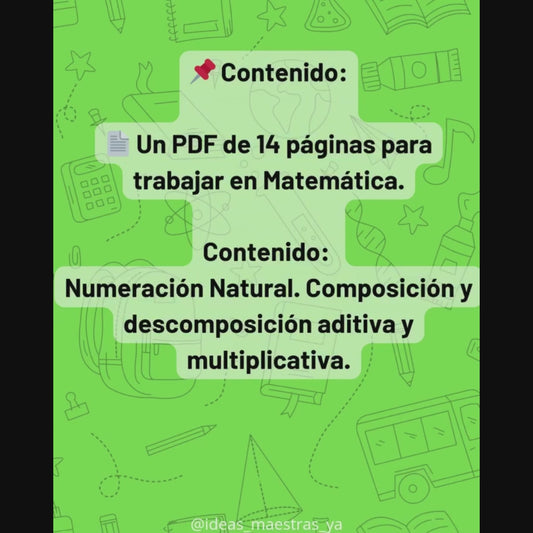 Secuencia Didáctica: Numeración Natural. Quinto grado