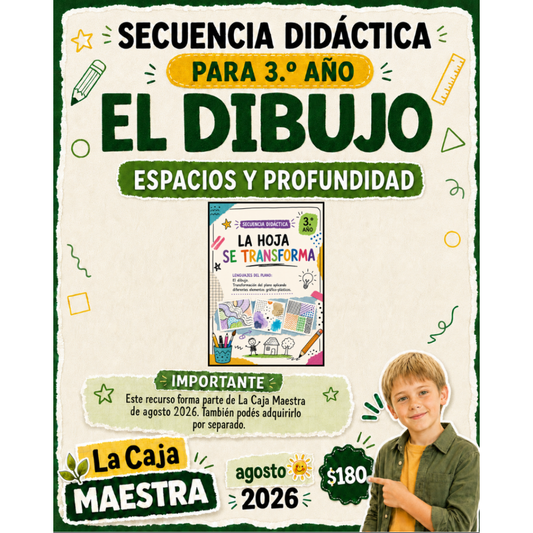 Secuencia Didáctica: Espacios y profundidad. Tercer grado. (Recurso que pertenece a Caja Maestra de Agosto 2026)